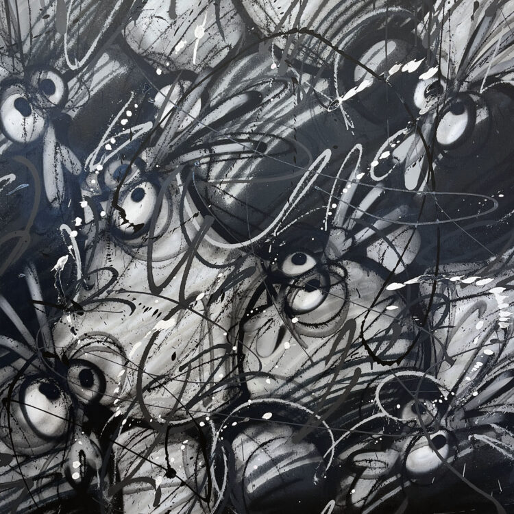 CEET FOUAD_LA NOIRAUDE_ 100 x 100 cm