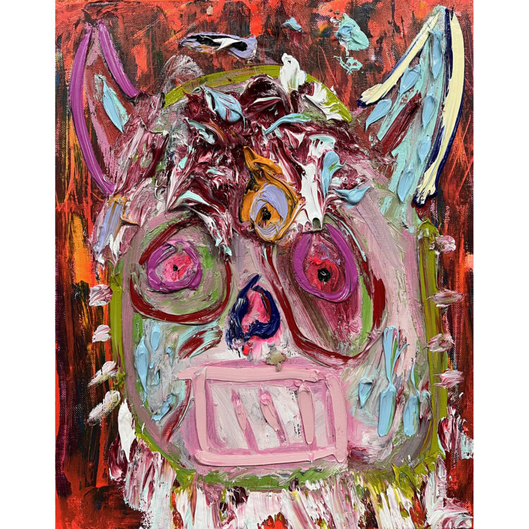David_DJORDJEVIC_Sans titre _ huile sur toile de lin 2025