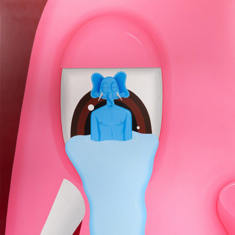 KARL_NDA_ADOPO_PLEURE_CA_FAIT_DU_BIEN_100x100cm_2025