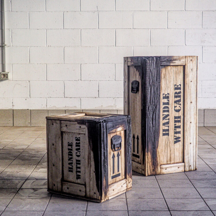 Vaccaro, Valeria, Handle with care XS-S, 2019, marmo bianco di Carrara e inchiostri, 43x31x37 cm 77x31,5x39,5 cm (1) copie